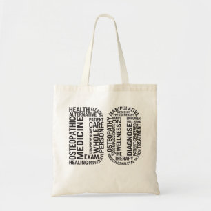 Bolso De Tela Médica de Medicina Osteopática DO Osteopatía
