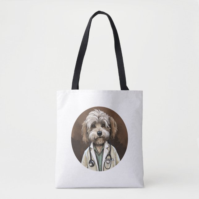 Bolso De Tela Médica del perro de Havanese (Anverso)