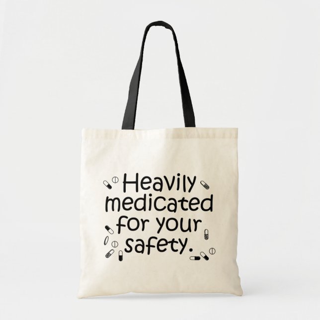 Bolso De Tela Medicado pesadamente para su protección (Frente)
