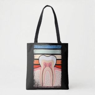 Bolso De Tela Medicina dental retro Dental Assistant Dentist
