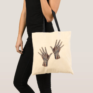 Bolso De Tela Medicina Vintage, Anatomía Humana Dedos de la Mano