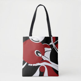 Bolso De Tela Medición Con Círculos