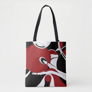 Bolso De Tela Medición Con Círculos