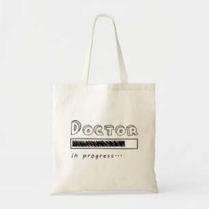 Bolso De Tela Médico En Progreso Barra De Carga Divertida Estudi