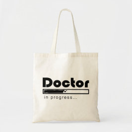 Bolso De Tela Médico en Progreso Barra de Carga Divertida Estudi