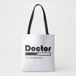 Bolso De Tela Médico en Progreso Barra de Carga Divertida Estudi
