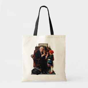 Bolso De Tela Médico y la muñeca