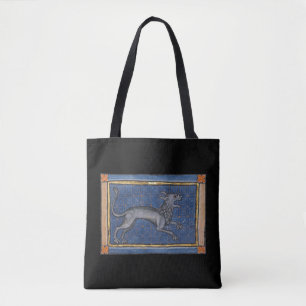 Bolso De Tela Medieval Bestiary Hyena c. 1270