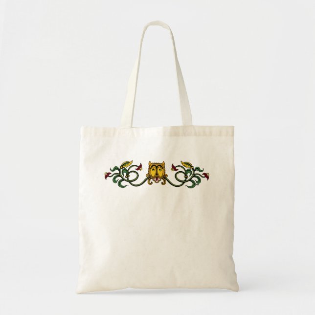 Bolso De Tela Medieval Lion Design (Frente)