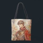 Bolso De Tela Medieval Prince<br><div class="desc">A Watercolour portrait of a Medieval prince</div>