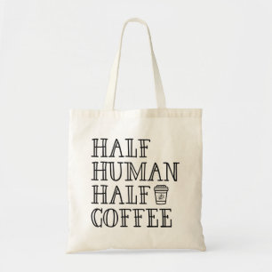 Bolso De Tela Medio café humano