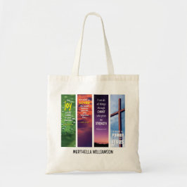 Bolso De Tela MEDITACIÓN DE BIBLIOTECAS con nombre personalizado
