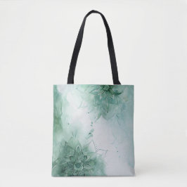 Bolso De Tela Meditación y relajación - Mandala Verde calmante