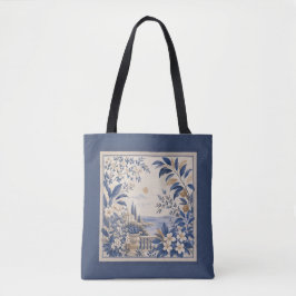 Bolso De Tela Mediterranean Blue Tote Bag