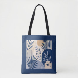 Bolso De Tela Mediterranean Botanical Tote Bag