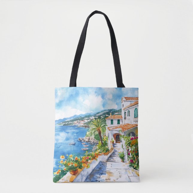 Bolso De Tela Mediterranean Summer (Anverso)
