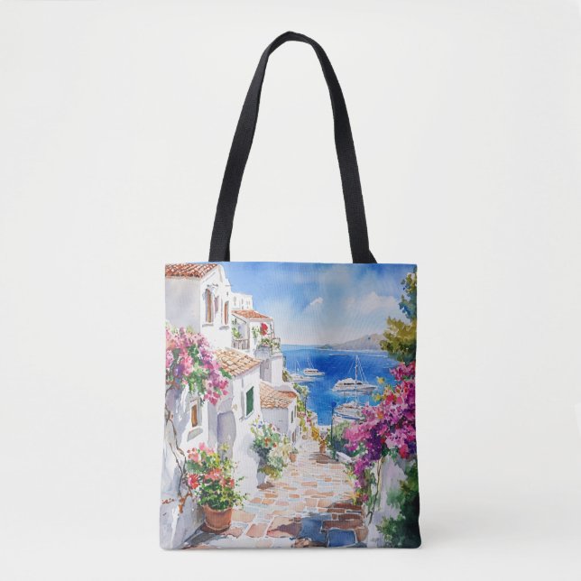 Bolso De Tela Mediterranean Summer (Anverso)