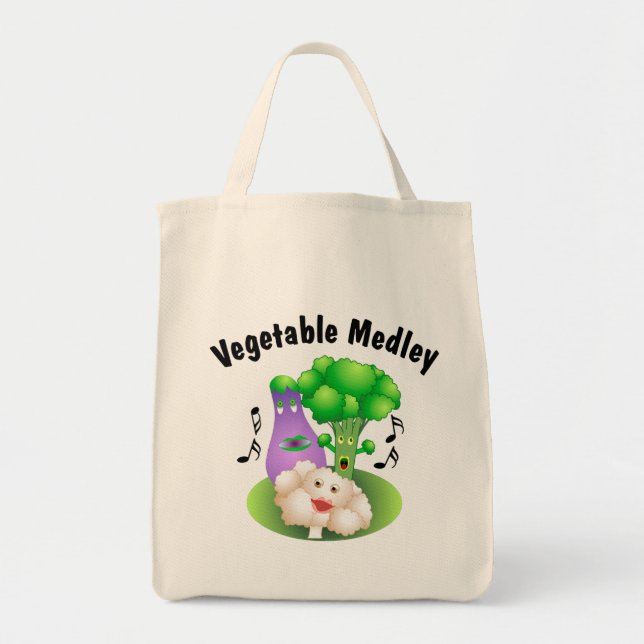 Bolso De Tela Medley vegetal (Frente)