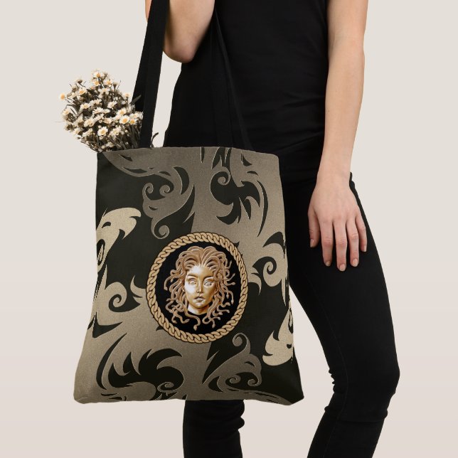 Bolso De Tela Medusa Baroque de lujo (Detalle)