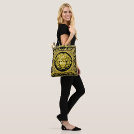 Bolso De Tela Medusa de Oro