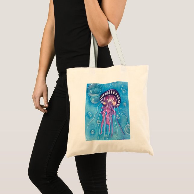 Bolso De Tela Medusa del Mar Profundo (Anverso (producto))