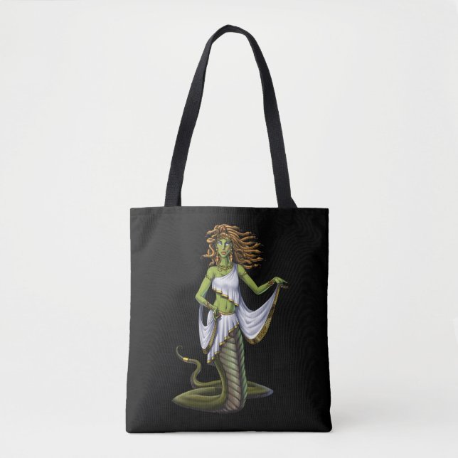 Bolso De Tela Medusa, diosa griega de mitología (Anverso)