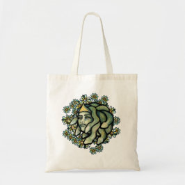 Bolso De Tela Medusa Floral Artwork Gorgon Woman