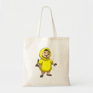 Bolso De Tela Meerkat con el abrigo