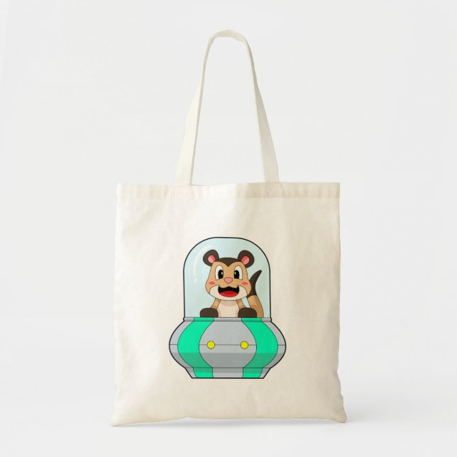 Bolso De Tela Meerkat con submarino (Frente)