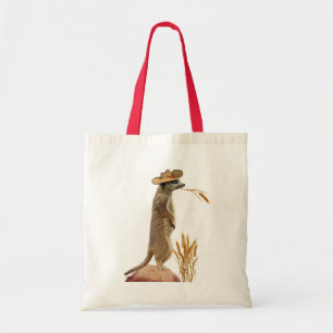 Bolso De Tela Meerkat Cowboy