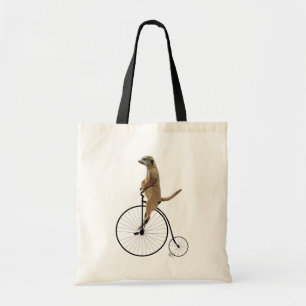 Bolso De Tela Meerkat en Black Penny Farthing