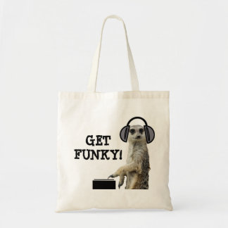 Bolso De Tela Meerkat fresco enrrollado DJ