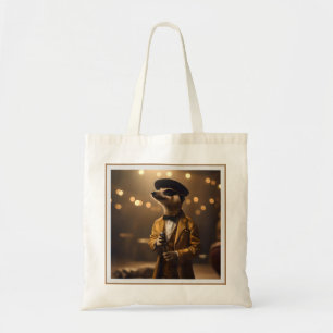 Bolso De Tela "Meerkat Moonlight: Serenade de un forense"