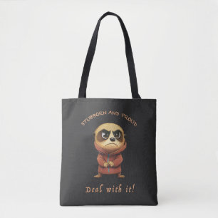 Bolso De Tela Meerkat Stubborn Deal With It Cucutable Adorable F
