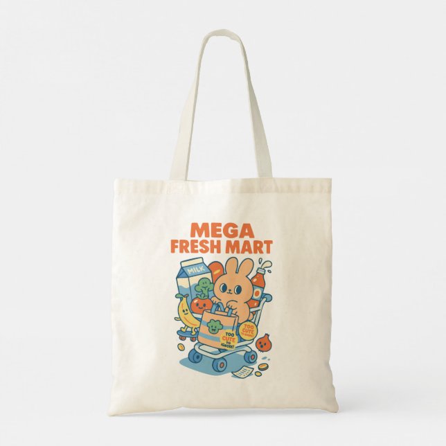 Bolso De Tela Mega Fresh Mart (Reverso)