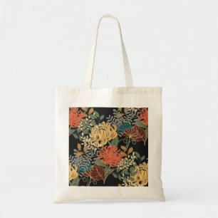 Bolso De Tela Mehndi Tracery Tile: Diseño étnico sin problemas