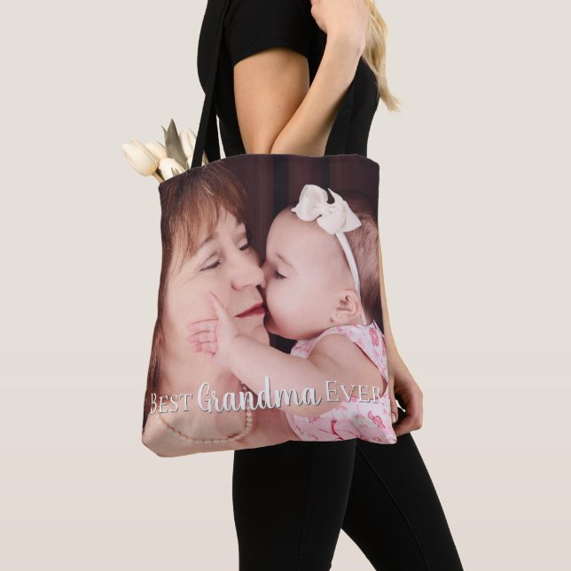 Bolso De Tela Mejor Abuela Cuidada Mamaw Nana. Foto (Detalle)