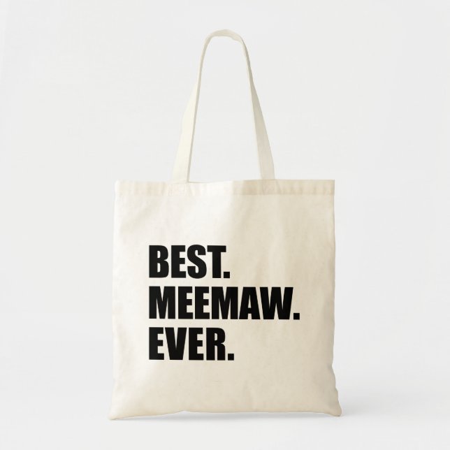 Bolso De Tela Mejor Abuela Del Sur De Meemaw (Frente)