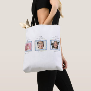 Bolso De Tela Mejor Abuela Est Fecha Personalizada 3 Foto Bonita