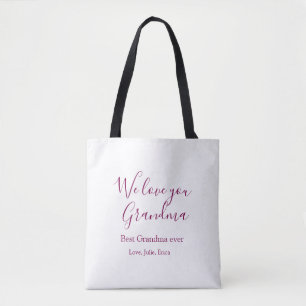 Bolso De Tela mejor abuela jamás abuelos foto regalos clásicos