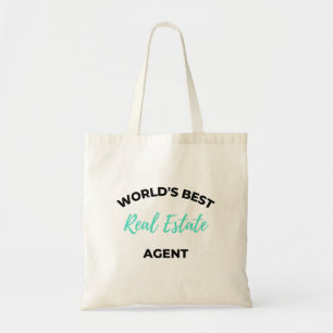 Bolso De Tela Mejor Agente Inmobiliario del Mundo 2