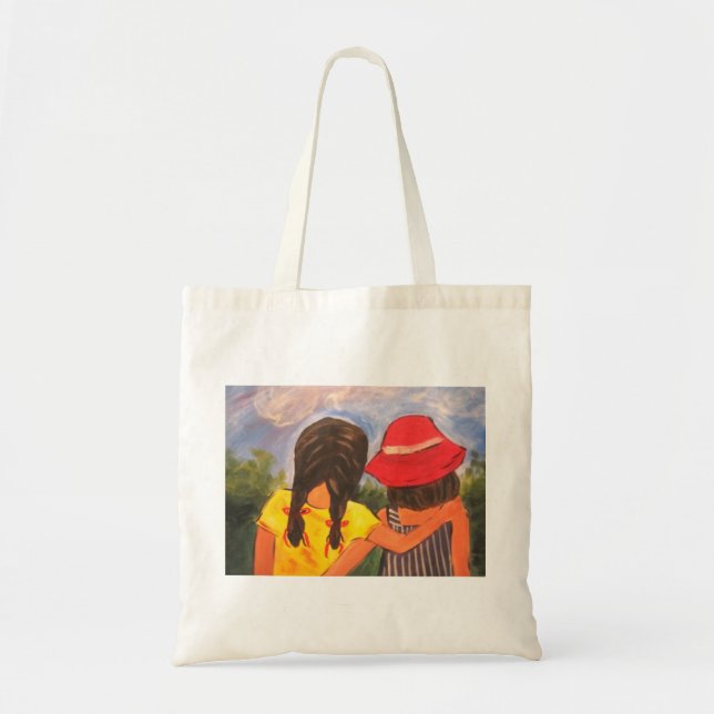 Bolso De Tela Mejor Amigos para siempre (Frente)