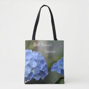 Bolso De Tela Mejor Amigos para siempre Hydrangeas