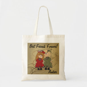 Bolso De Tela Mejor Amigos para siempre   Nombre DIY