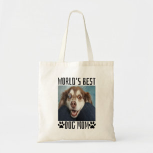 Bolso De Tela Mejor Camiseta De Mamá Perro Del Mundo