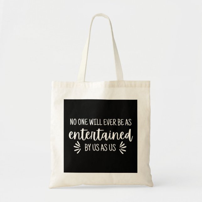 Bolso De Tela Mejor Cita Graciosa de Amigos (Frente)