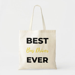 Bolso De Tela Mejor Conductor de Autobús de Ever Bl