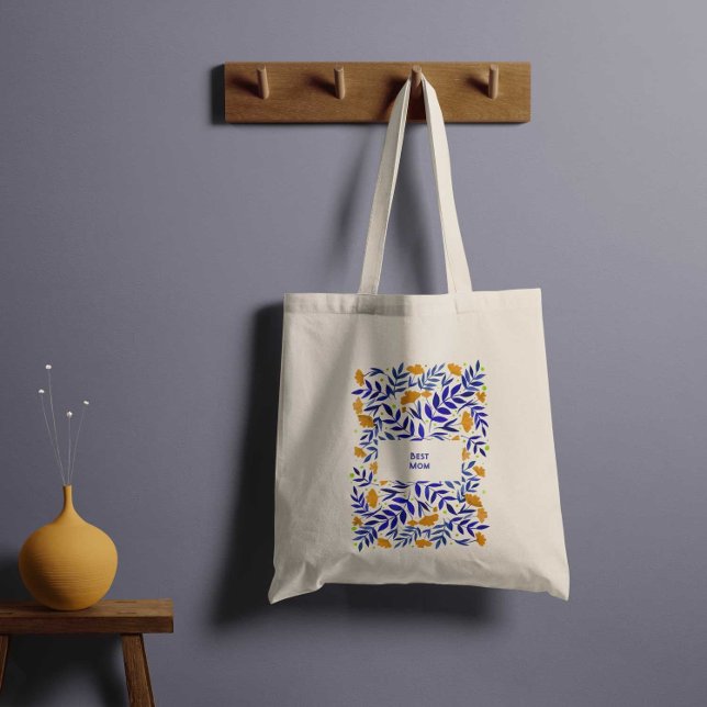 Bolso De Tela Mejor Día de la Madre en el Jardín Amarillo Mágico (Subido por el creador)