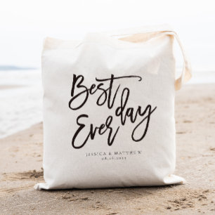 Bolso De Tela Mejor día de todos, Bienvenida Personalizada