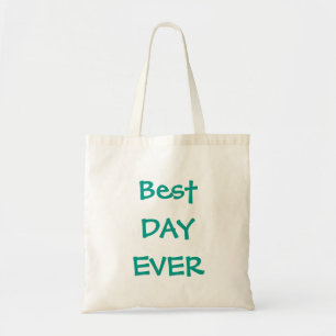 Bolso De Tela Mejor Día Personalizado de la Historia